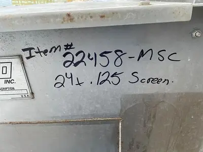 USED LYCO MANUFACTURING, INC. 24" SCREEN