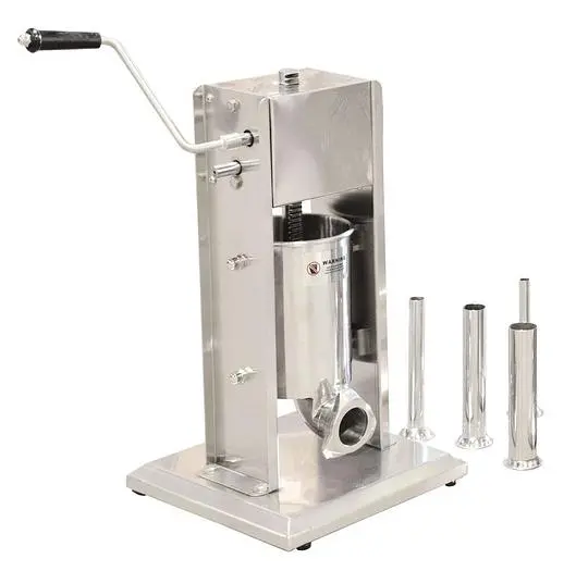 Stainless Steel Sausage Stuffer with 7 lbs. Capacity - economy model