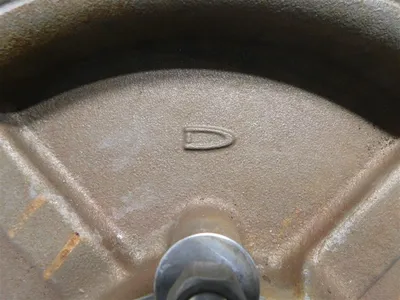 Durco DT 52848A Rear Cover A744 A351 CF8M 14in OD 1.93in H 3.6in Bore Used