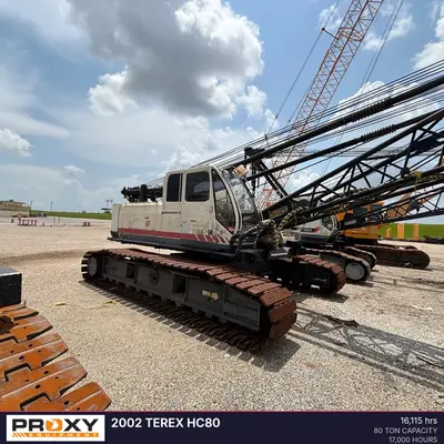 Used 2002 TEREX HC80 Crawler Cranes Louisiana US | Proxy Equipment #1388968