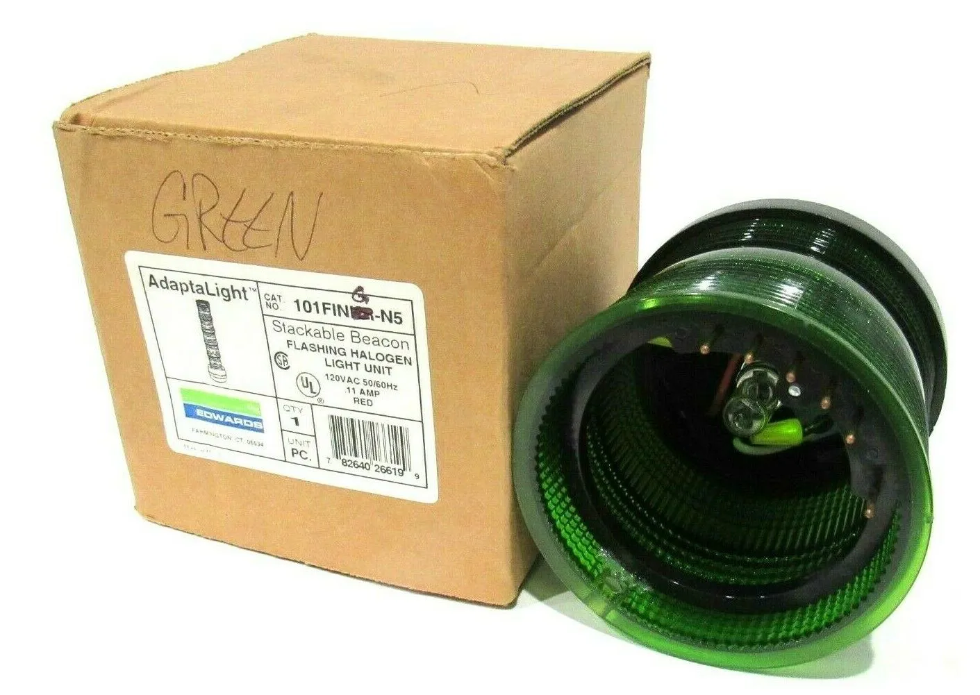 NEW UTC EDWARDS 101FING-N5 STACKABLE BEACON LIGHT UNIT 101FINGN5
