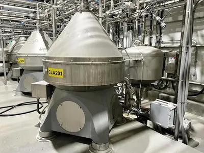 (7) GEA Westfalia SSI 300-06-772 vegetable protein clarifier centrifuges, 316SS.
