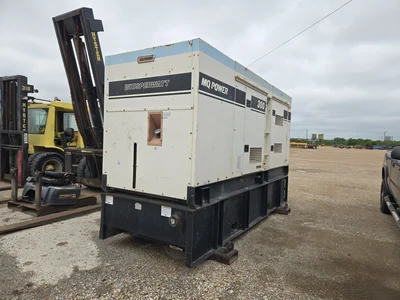 Whisperwatt DF-3300K 3-Phase Diesel AC Generator, 3,346 Hours (Needs Battery)