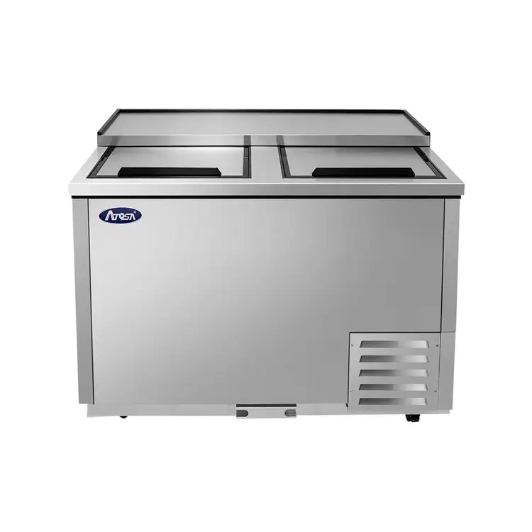 New | in-Stock Atosa New Atosa MBGF48GR 48" Glass Froster Underbar Equipment Illinois US | Falcon Restaurant Supply #1375401