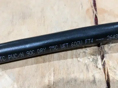 SAB 93331203 12 AWG 3C Motor Control Cable Wire LOT OF 10' FOOT - New