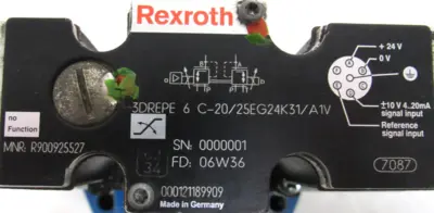 REFURBISHED REXROTH R900925527 VALVE 3DREPE6C-20/25EG24K31A1V