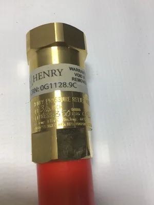 Henry 5242 Pressure Relief Valve 3/4″In 350PSIG