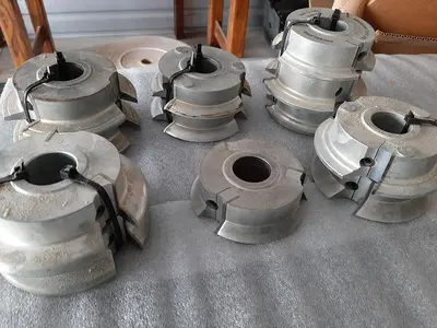Shaper Cutter Heads, 1 1/4" Bore, Various Large Lot
