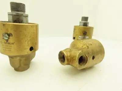 Deublin 257-098-135 Rotary Union 1"UNS RH x 1/2"NPT  Lot of 3  *Bad Bearings*
