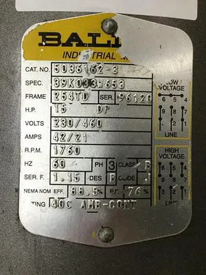 USED BALDOR 5036162-3