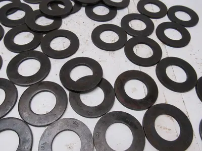 1-1/8" Black Oxide Structural Flat Washer Steel 0.144 Thick 2.250" OD Lot of 47