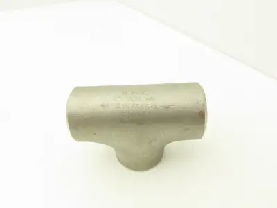 AFI Flowline 1" Butt Weld Tee SCH 40 316L Stainless Steel  Lot of 7