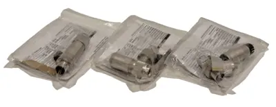 LOT OF 3 PHOENIX CONTACT SACC-M12MSD-4Q SH DATA CONNECTOR SACCM12MSD4QSH