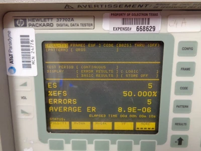 USED HEWLETT PACKARD 37702A