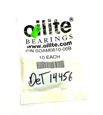 NEW OILITE SUPER OILITE® M-SERIES METRIC SLEEVE BEARING