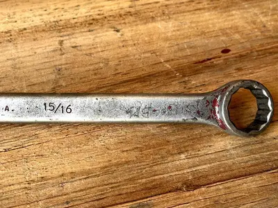 Vintage Proto Professional Box End Wrench Offset #1145B 1"-15/16" USA