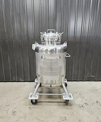 Used 66 Gallon Tank (Vessel), 316 Stainless Steel, Full Vacuum