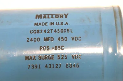 NEW MALLORY CGS242T450X5L CAPACITOR