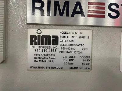 USED 2016 RIMA RS-1212S