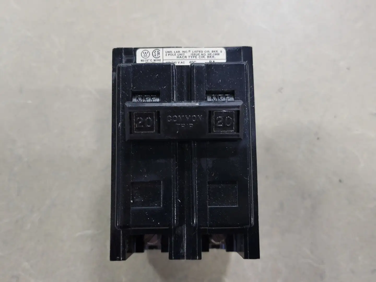 USED WESTINGHOUSE BA2020