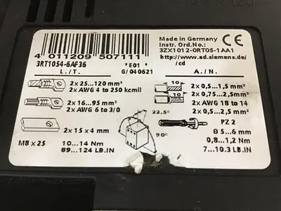 USED SIEMENS 3RT1054-6AF36