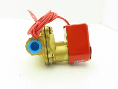 Skinner Lancer 2LH2LBG3152 Brass Solenoid Valve 2-Way NC 120V 150 PSI 3/8" NPT