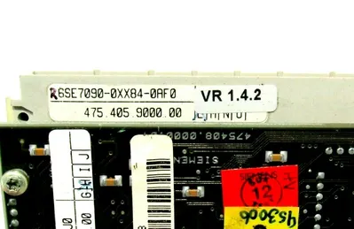 USED SIEMENS 6SE7090-0XX84-0AJ0 DRIVE BOARD W/ 6SE7090-0XX84-0AF0 CONTROL BOARD