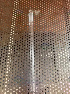Used CHEMGLASS ADAPTER 24/40 INNER JOINT 90 DEGREE BENT 300 MM LENGTH Glassware - Other California US | Equipment Lab #1469369