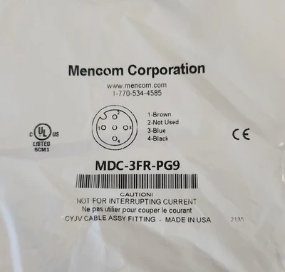 NEW Mencom Corporation MDC-3FR-PG9