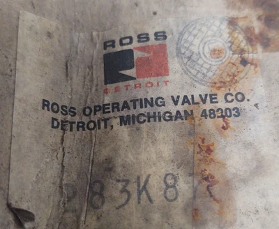 🔥 Ross 283K87 Valve Service Not Complete