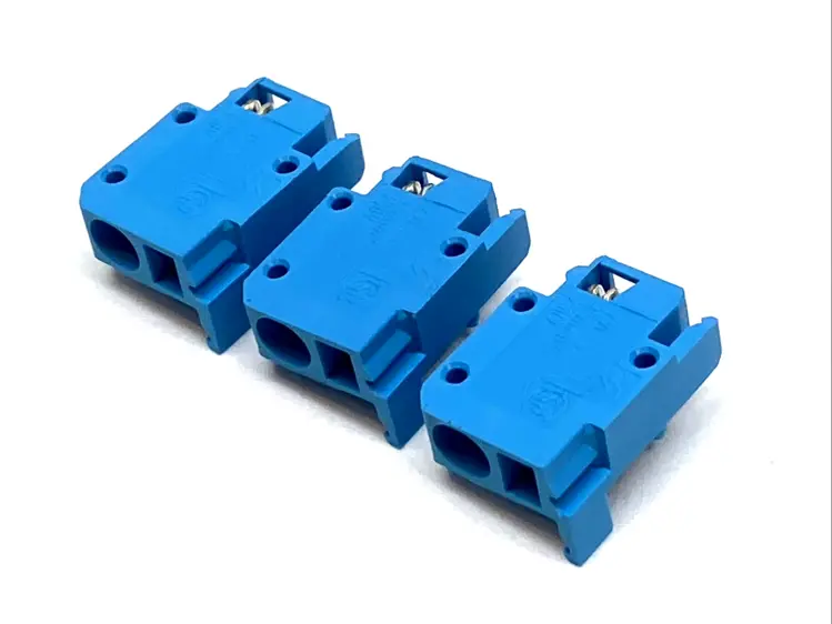 Used WEIDMÜLLER BLUE TENSION CLAMP TERMINAL 1.5MM² LOT OF 3 Clamps | Maverick Industrial Sales #1119755