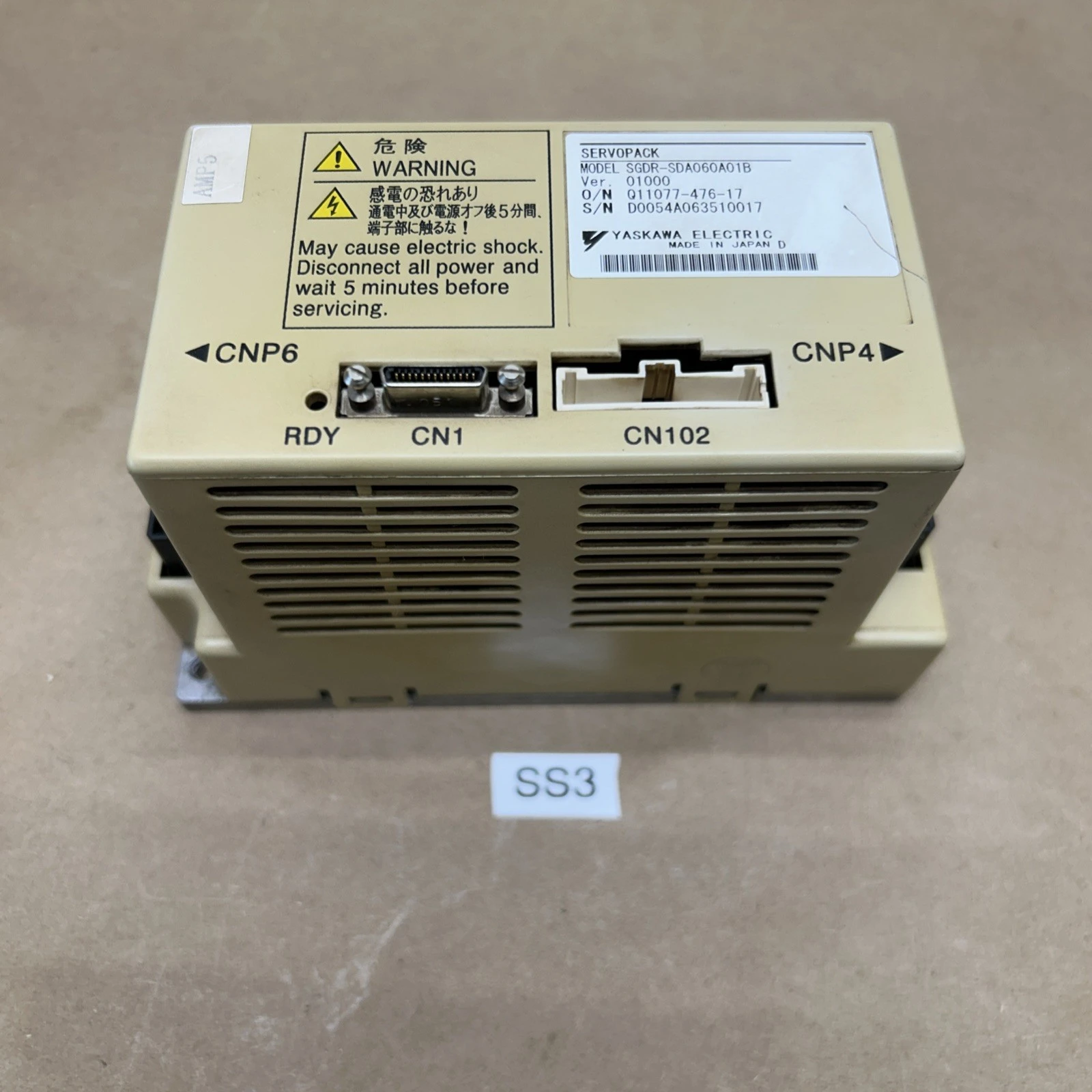 USED Yaskawa SGDR-SDA060A01B