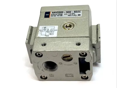 USED SMC SOFT START PNEUMATIC VALVE 1/4 IN PORT 0.2–1.0 MPA