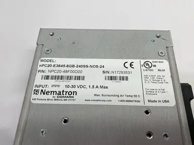 USED COMARK NEMATRON FANLESS NODE PC, INTEL QC, NPC20-48F00D00