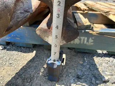 Used AFTERMARKET 5-7/8” TO 6” D X 62" L CHISEL DRILL BIT FOR CABLE TOOL Drills Pennsylvania US | East West Machinery & Drilling #1417421