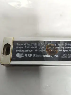 Used RSF ELECTRONICS MSA 6708I-E Industrial Controls Ohio US | Surplus Asset Holdings #1425662