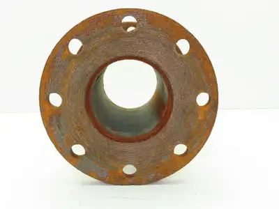 Anvil 4" Threaded Steel Flanged Straight Pipe Connector #125