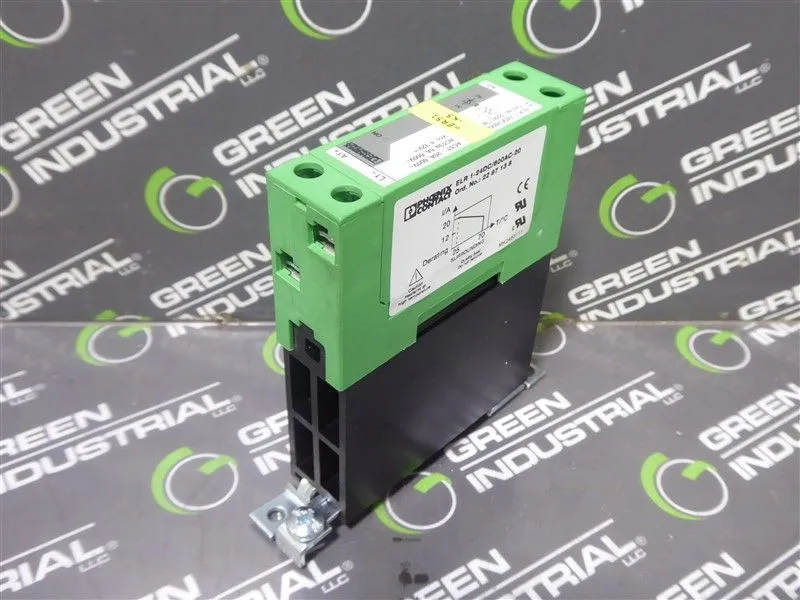 Phoenix Contact ELR 1-24DC/600AC-20 Solid State Contactor Module 2297138 Used