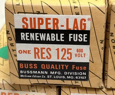 New | in-Stock BUSSMANN RES125 Miscellaneous Equipment (Electrical & Power) | Surplus Asset Holdings #1195033