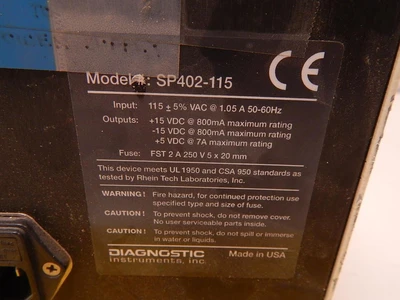 Used DIAGNOSTIC INSTRUMENTS _UNKNOWN_ AC Power Supplies | OCO Industrial #1635227