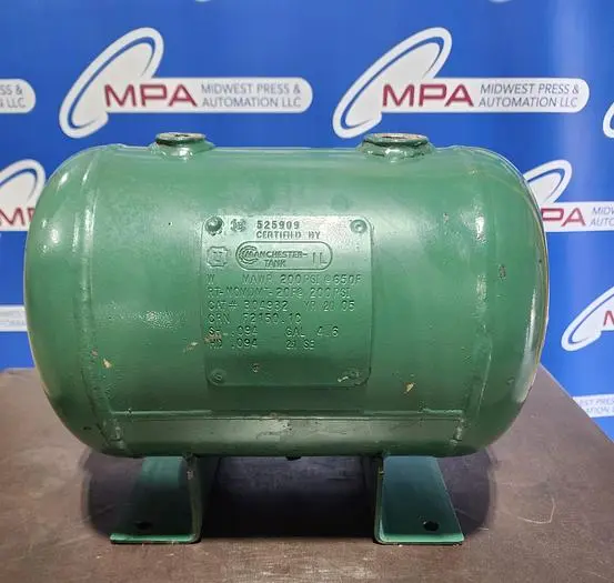 Used MANCHESTER-TANK 304932 Pressure Vessels Michigan US | Midwest Press and Automation #629212