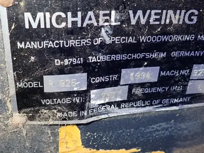 USED 1994 WEINIG RONDAMAT 925