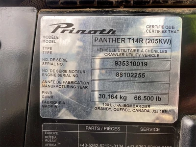 Used 2018 PRINOTH PANTHER T14R Crawler Carriers & Dumpers New York US | Abele Tractor #1343177