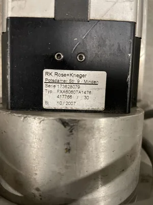 Rose+Krieger FXA6060TA1476 Size 60 Electric Linear Slide/Actuator 1476mm Stroke