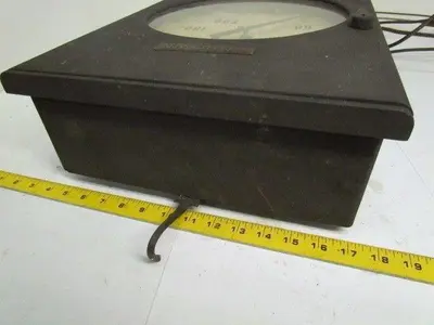 The Brown Instrument Co. Model 645120 50-200 Degree F Vintage Thermometer12"Face