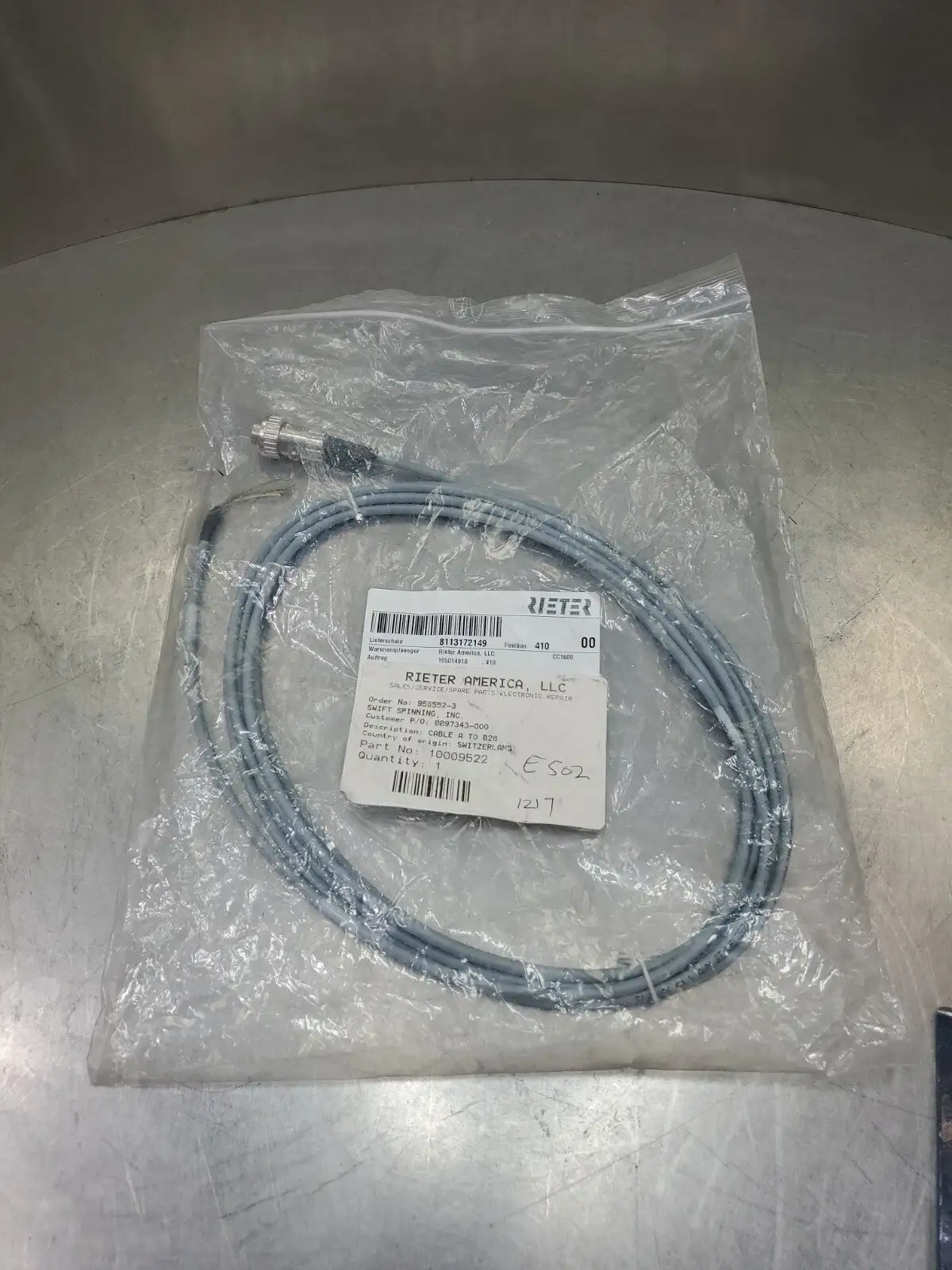 Used Reiter _UNKNOWN_ Cable & Wire South Carolina US | Palmetto Automation #1166056