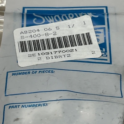 Swagelok Fittings Various Types (Lot Of 11) See Photos For P/N’s Fast 🇺🇸 Ship