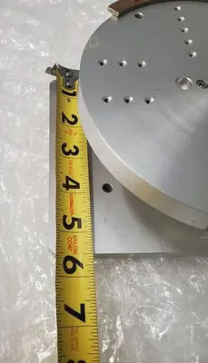 MICROSCOPE STAGE FIXTURE STAINLESS STEEL