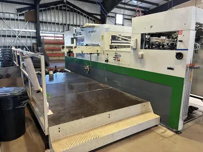 2002 Bobst SP-102E-II Autoplaten Die Cutter