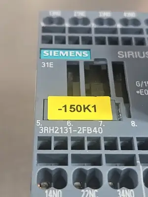 Siemens 3RH2131-2FB40 w/ 3RT2916-1JK00 SIRIUS Contactor, 24VDC. 4E-19